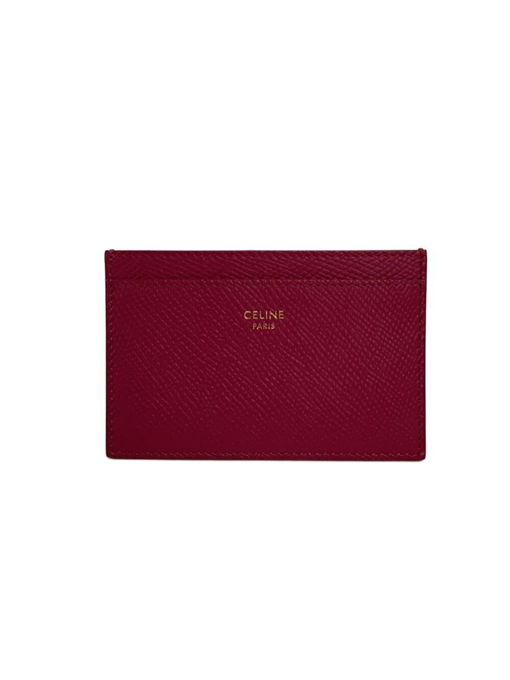 Celine Card Case Wallet Leather Pink
